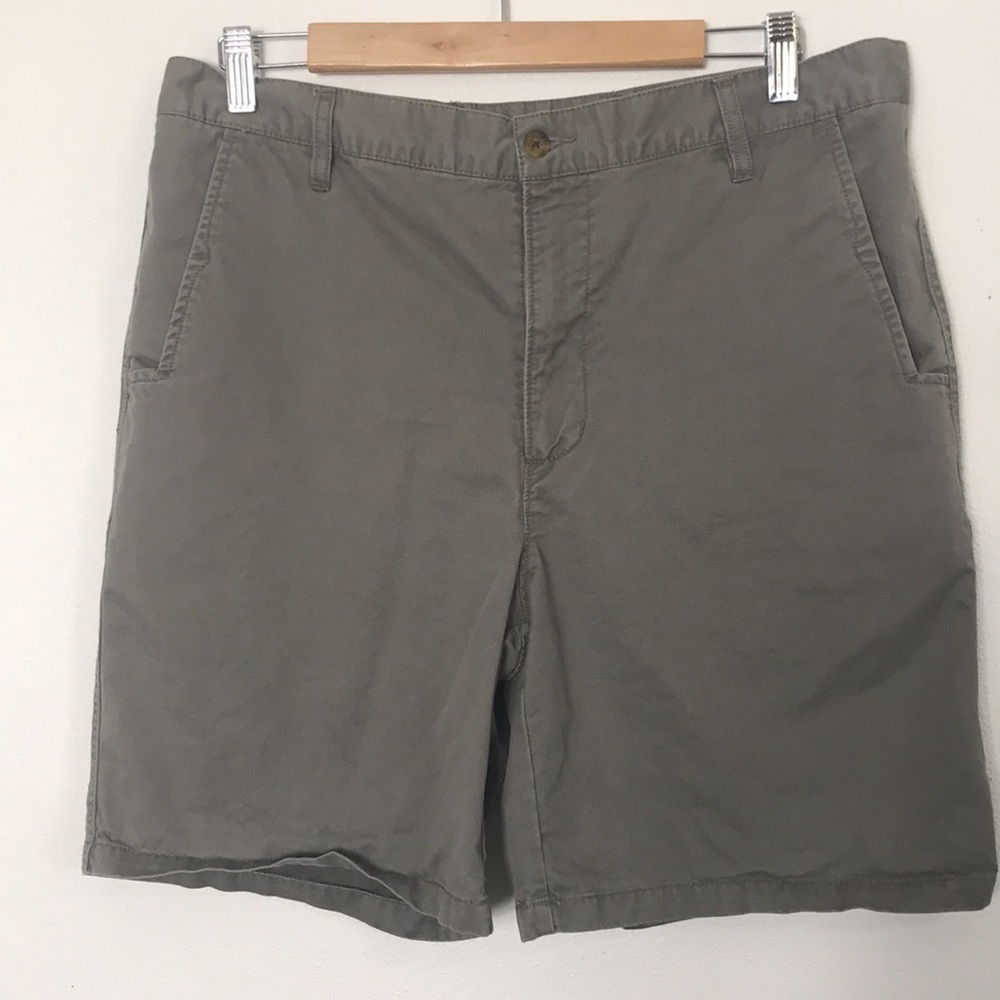 Woolrich shorts fieldstone 100% cotton, gray size 34